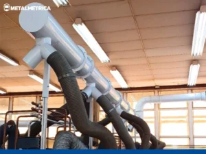 Sistema de exaustão para cabine de soldas - Escola SENAI